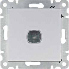 Stmívač pro krátkocestné ovládání, stříbrná mat HAGER WL4032