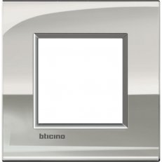 BTICINO LIVINGLIGHT RÁMEČEK AIR 2MODULOVÝ PALLADIUM LNE4802PL