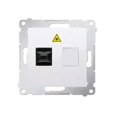 Světlovodná/optická zásuvka samostatná SC/APC bílá KONTAKT SIMON DGS1.01/11