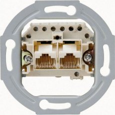 Datová zásuvka UAE 2 x 8 pol. (8), patice pod omítku KOPP 33369401