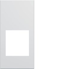 Krytka datové a multimediální zásuvky gallery, 22,5x45 mm, bílá BERKER WXD201B