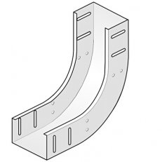 Vnitřní vertikální ohyb 90°  pro žlab HL KBSI60mm, šířka 150mm, Sendzimir