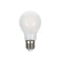 LED žárovka V-TAC 7W A60 Cross Filament Frost Cover Warm White VT-2047