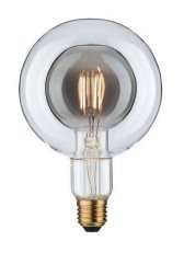 LED Inner Shape Globe G125 4 W kouřové sklo E27 2.700K teplá bílá PAULMANN 28763