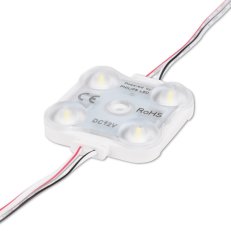 LED modul 4x SMD 2835 1,2 W DC 12 V 100 mA 180 lm 6500 K 170° IP66