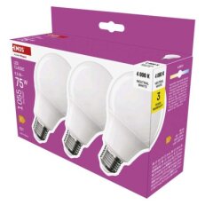 LED žárovka Classic A60 E27 9,5 W (75 W) 1055lm neutrální bílá EMOS ZQ5E53.3