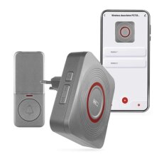 GoSmart Domovní bezdrátový zvonek P5735SS do zásuvky s WiFi EMOS P5735SS