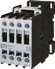 Motorový stykač CEM12.01-24V-50/60Hz, 3p, 3xNO+1xNC,25A/12A ETI 004643110