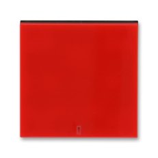 Kryt vypínače s červeným průzorem 3559H-A00655 65 červená/kouř. černá Levit ABB