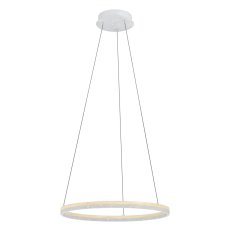 Závěsné svítidlo CADINARO LED betonový vzhled/dřevo 35W IP20 EGLO 39896