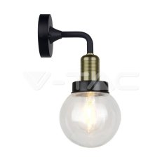 Wall Lamp Matt Black ?27 Down IP65