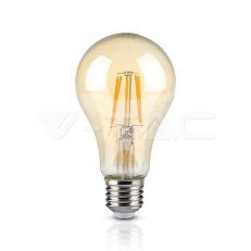 LED žárovka V-TAC 8W E27 A67 Filament Amber 2200K Cover Warm White VT-1958