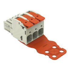 Pružinová svorka Páčka CAGE CLAMP sv.šedá 16mm2 3pól. WAGO 832-1103/343-000