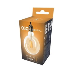 ORO-E27-G125-FL-AMBER-6W-WW