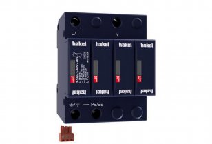 Svodič impulzních proudů a rázového přepětí HAKEL HLSA12,5-385/2+0 S SPD typ 1+2