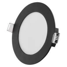 LED vestavné svítidlo NEXXO, kruhové, černé, 7W, se změnou CCT EMOS ZD1323