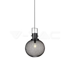 Závěsné svítidlo V-TAC Black Metal Globe VT-7332