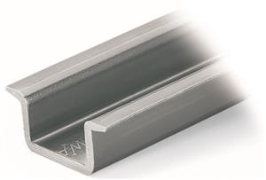 Ocelová nosná lišta 35x15mm Tloušťka 2,3mm stříbrná WAGO 210-118