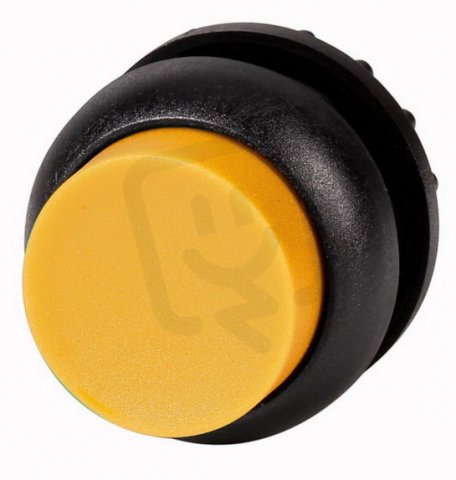 Eaton M22S-DRH-Y Ovládací hlavice, zvýšené tlačítko, aretace,kroužek černý,žlutá