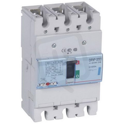 DPX3 250TM 3P 200A 70KA LEGRAND 420608