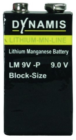 Bateriový zdroj 9V Lithium 1300 mAh pro provozní teplotu do 80° DEHN 923099