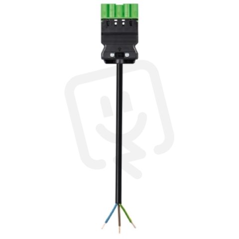 kabel s jedním konektorem gesis, 3-pól, 3*1,5mm2, zásuvka, délka 6,5m, černý