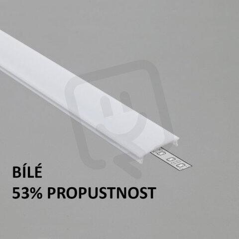 FKU-PC20-KLIK-2M-W Plexi C20 KLIK bílé pro FKU36,37, 2m FK TECHNICS 4738358