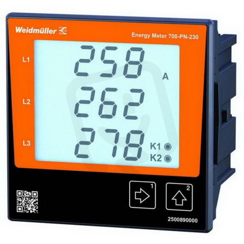 Měřicí zařízení ENERGY METER 700-PN-230 WEIDMÜLLER 2500890000