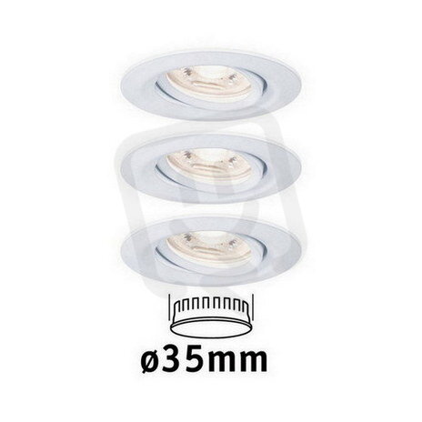 LED vestavné svítidlo Nova mini výklopné 3x4W 2.700K bílá mat 230V 94293