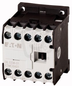 Eaton 51648 Malý stykač 3kW, 1V, Uc=48V DC DILEEM-01-G(48VDC)