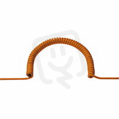 Bachman 685.881 Spirálový kabel H07BQ-F5G1,5mm2, 1,0-5,0m, oranžový