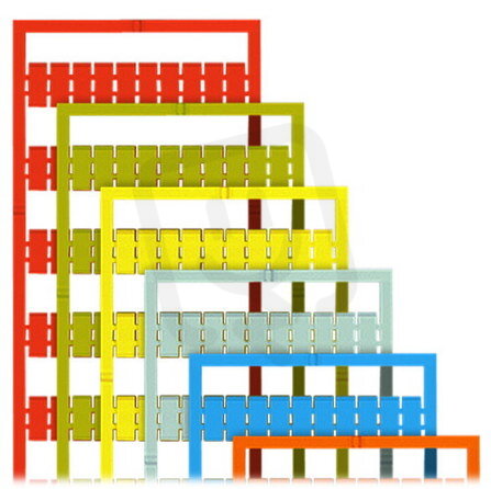 Popisovací karta WMB s potiskem 1-50 (2×) žlutá WAGO 793-674/000-002