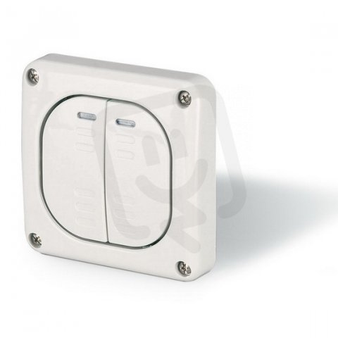 Scame PROTECTA IP66 - spínač - 137.3221