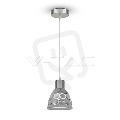 Závěsné svítidlo V-TAC Holder Chrome d150 VT-8150