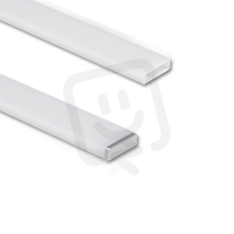 Přisazený hliníkový profil PB1, 17x5mm, mléčný difuz., 2m MCLED ML-761.045.74.2