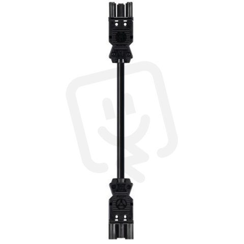 kabel propojovací se dvěma konektory gesis, 3-pól, 3*1,5mm2, délka 7m, černý