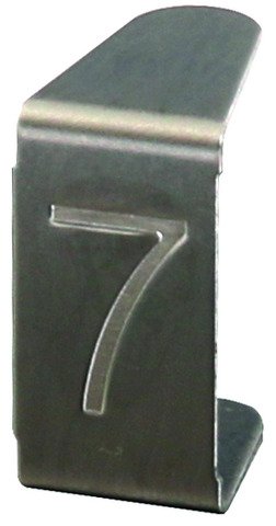 Štítek s číslem ''''7'''', NIRO DEHN 490007