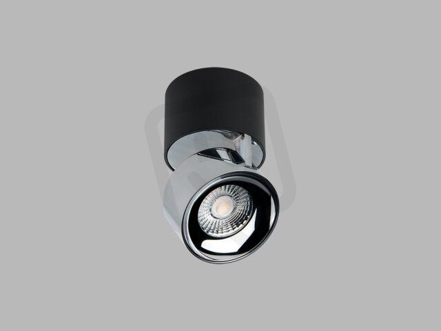 Svítidlo KLIP ON, BC DALI/PUSH DIM 11W 3000K stropní černá/chrom LED2 11508335D