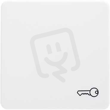 Klapka ELSO se symbolem klíče, čistě bílá 213124