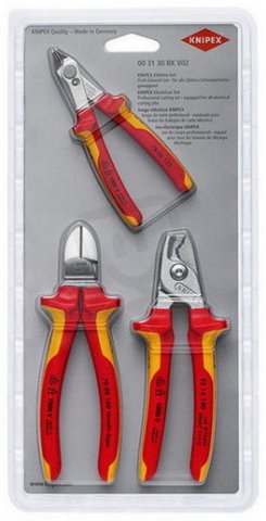 KNIPEX VDE řezací sada 3-dílná 00 31 30 BK V02