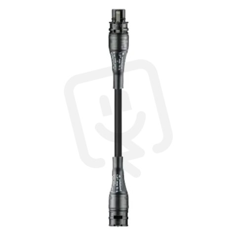 kabel propojovací se dvěma konektory gesis RST, 3-pól, 3*2,5mm2, délka 1m, černý