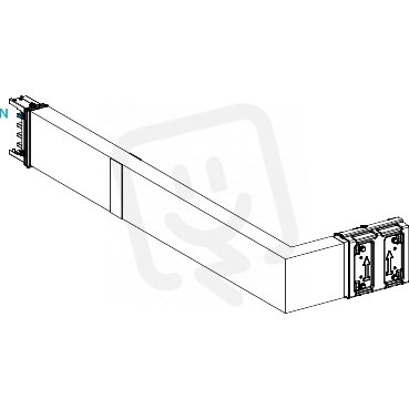 KSA400DLR41F Koleno 400 A horizontální n