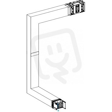 3D koleno 1000 A na míru SCHNEIDER KSA1000DMCK43F