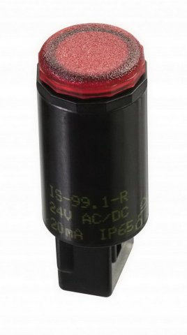 Indikační signálka IS-99.1 R 230AC d16mm Eleco VEP CZ 218672