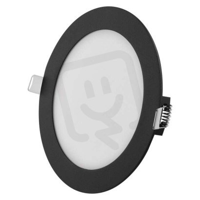 LED vestavné svítidlo NEXXO, kruhové, černé, 12,5W, se změnou CCT EMOS ZD1333