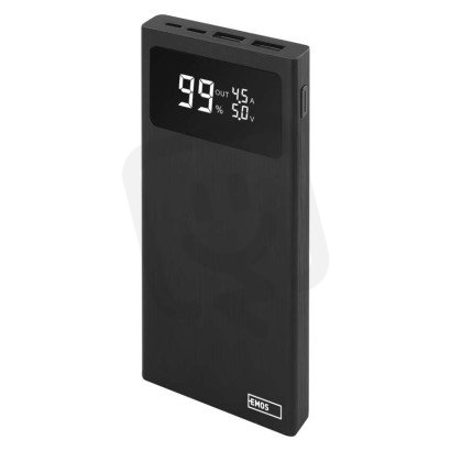 Powerbanka EMOS BetaQ 10, 10 000 mAh, 22,5 W, černá EMOS B0531B