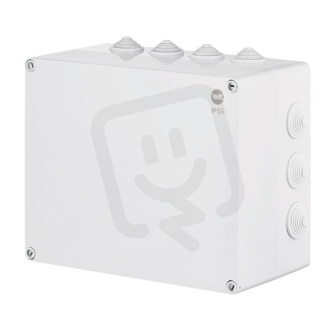 Krabice SolidBOX 68242 IP55 342x282x165mm plné víko stupň. vývodky (14x) FAMATEL