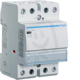 Stykač 40A, 2S, 24V AC /ES252/ HAGER ESD240