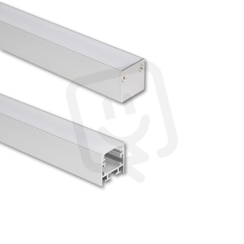 Přisazený hliníkový profil PC1 25x25mm bez difuzoru 2m MCLED ML-761.149.74.2