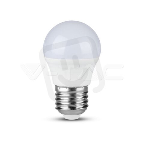 LED žárovka V-TAC 6.5W E27 G45 Plastic 6500K